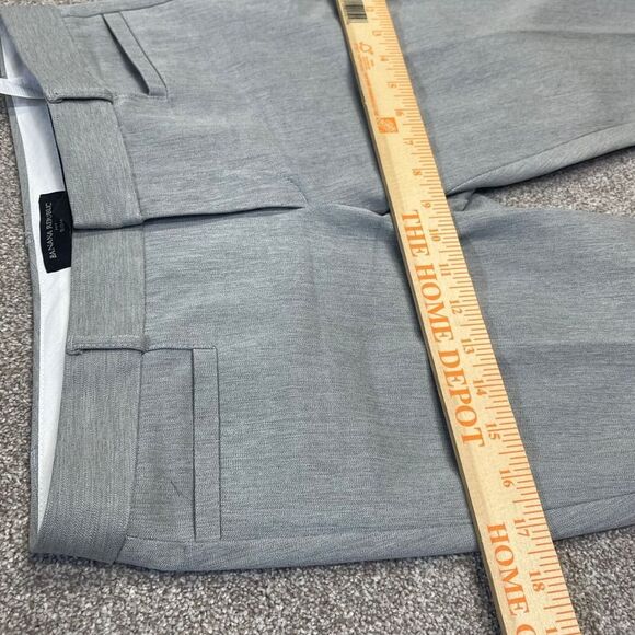 Banana Republic womens sloan heather gray pants size 2 business casual trousers - Picture 10 of 12